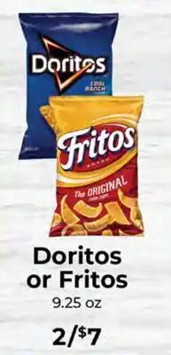 Sunset Foods Doritos or Fritos offer