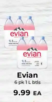 Sunset Foods Evian offer