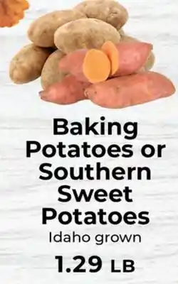 Sunset Foods Baking Potatoes or Southern Sweet Potatoes offer