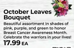 Sunset Foods October Leaves Bouquet offer