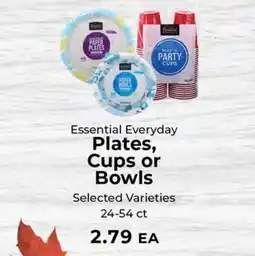 Sunset Foods Essential Everyday Plates, Cups or Bowls offer