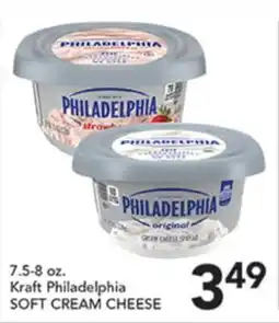 Pete's Fresh Market Kraft Philadelphia SOFT CREAM CHEESE offer