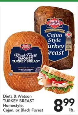 Pete's Fresh Market Dietz & Watson TURKEY BREAST offer