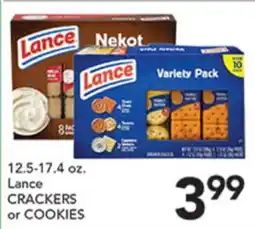Pete's Fresh Market Lance CRACKERS or COOKIES offer