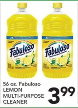 Pete's Fresh Market 56 oz. Fabuloso LEMON MULTI-PURPOSE CLEANER offer