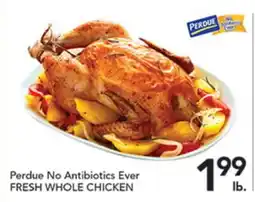 Pete's Fresh Market Perdue No Antibiotics Ever FRESH WHOLE CHICKEN offer