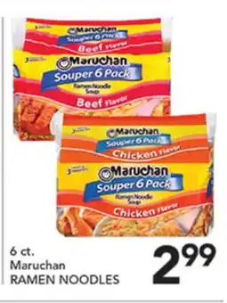 Pete's Fresh Market Maruchan RAMEN NOODLES offer