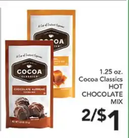 Pete's Fresh Market 1.25 oz. Cocoa Classics HOT CHOCOLATE MIX offer