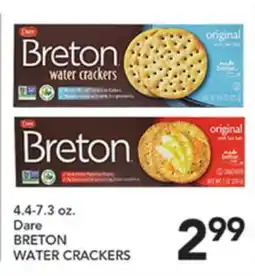 Pete's Fresh Market DARE BRETON WATER CRACKERS offer