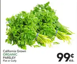 Pete's Fresh Market California Grown ORGANIC PARSLEY offer