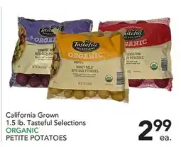 Pete's Fresh Market California Grown 1.5 lb. Tasteful Selections ORGANIC PETITE POTATOES offer