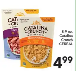 Pete's Fresh Market 8-9 oz. Catalina Crunch CEREAL offer