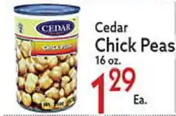 World Fresh Market Cedar Chick Peas offer