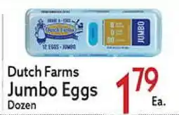 World Fresh Market Dutch Farms Jumbo Eggs offer