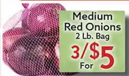 World Fresh Market Medium Red Onions offer