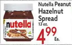 World Fresh Market Nutella Peanut Hazelnut Spread offer