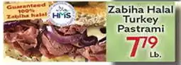World Fresh Market Zabiha Halal Turkey Pastrami offer