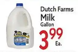World Fresh Market Dutch Farms Milk offer