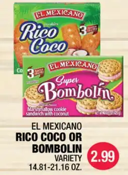 Carnicerias Jimenez EL MEXICANO RICO COCO OR BOMBOLIN offer