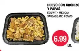Carnicerias Jimenez EGG WITH MEXICAN SAUSAGE AND POTATO offer