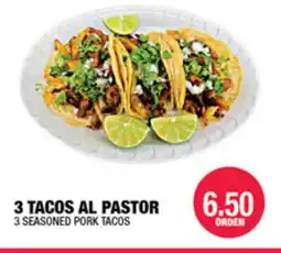 Carnicerias Jimenez 3 TACOS AL PASTOR offer