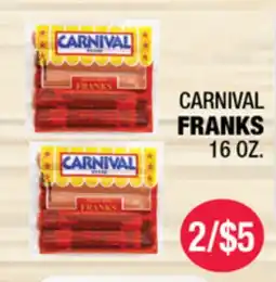 Carnicerias Jimenez CARNIVAL FRANKS offer