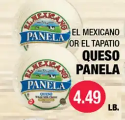 Carnicerias Jimenez EL MEXICANO OR EL TAPATIO QUESO PANELA offer
