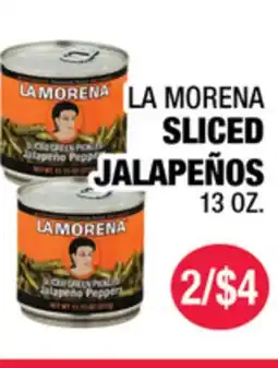 Carnicerias Jimenez LA MORENA SLICED JALAPEÑOS offer