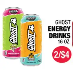 Carnicerias Jimenez GHOST ENERGY DRINKS offer