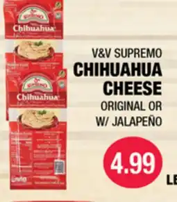 Carnicerias Jimenez V&V SUPREMO CHIHUAHUA CHEESE offer