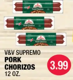 Carnicerias Jimenez V&V SUPREMO PORK CHORIZOS offer