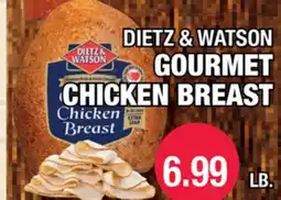 Carnicerias Jimenez DIETZ & WATSON GOURMET CHICKEN BREAST offer
