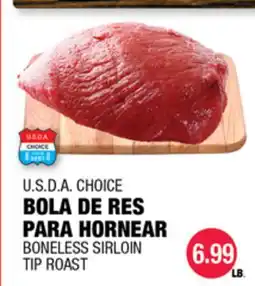 Carnicerias Jimenez U.S.D.A CHOICE BOLA DE RES PARA HORNEAR offer