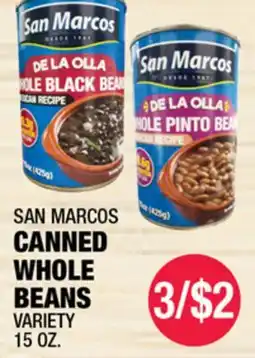 Carnicerias Jimenez SAN MARCOS CANNED WHOLE BEANS VARIETY offer