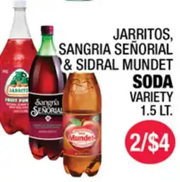 Carnicerias Jimenez JARritos, SANGRIA SEÑORIAL & SIDRAL MUNDET offer