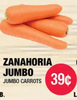 Carnicerias Jimenez JUMBO CARROTS offer