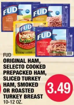 Carnicerias Jimenez FUD ORIGINAL HAM, SELECTO COOKED PREPACKED HAM, SLICED TURKEY HAM, SMOKED OR ROASTED TURKEY BREAST offer