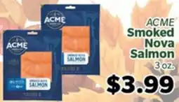 Living Fresh Market ACME Smoked Nova Salmon offer