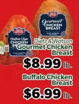 Living Fresh Market Dietz & Watson Gourmet Chicken Breast offer