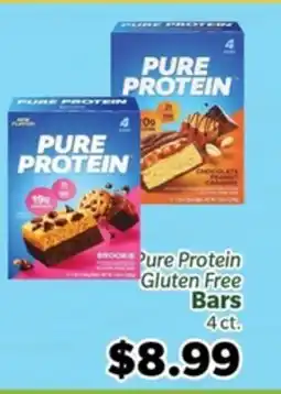 Living Fresh Market Pure Protein Gluten Free Bars offer