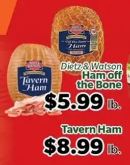 Living Fresh Market Dietz & Watson Ham off the Bone, Tavern Ham offer