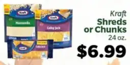 Living Fresh Market Kraft Shreds or Chunks offer