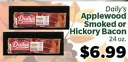 Living Fresh Market Daily's Applewood Smoked or Hickory Bacon offer