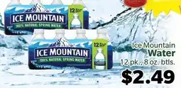 Living Fresh Market Ice Mountain Water offer