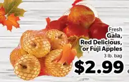 Living Fresh Market Fresh Gala, Red Delicious, or Fuji Apples offer