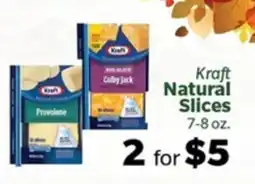 Living Fresh Market Kraft Natural Slices offer