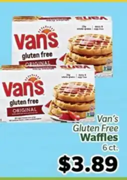 Living Fresh Market Van's Gluten Free Waffles offer