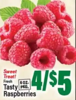 Angelo Caputo's Fresh Market Fresh Tasty Raspberries offer