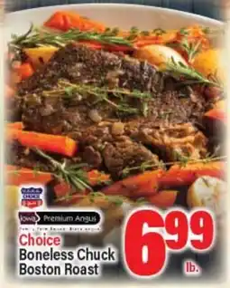 Angelo Caputo's Fresh Market Choice Boneless Chuck Boston Roast offer