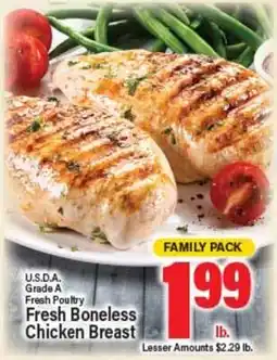 Angelo Caputo's Fresh Market USDA Grade A Fresh Poultry Fresh Boneless Chicken Breast offer